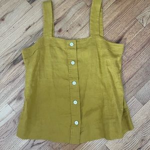 Everlane Linen Sleeveless Blouse